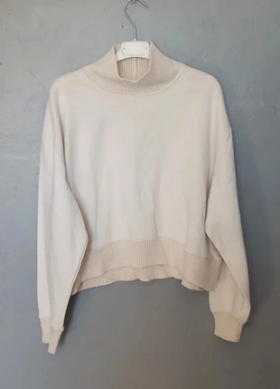 Pull col montant crème – Primark – Taille S (refB43), brand: Primark, condizioni: Buone, taglia: S / IT 40 / EU 36, €3.90, €4.80 include la Protezione acquisti