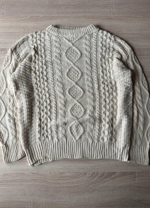 Pull Fait Main Torsadé Aran Wool Sweater 100% Laine Blanc Créme Aran Craft XL, brand: Aran Crafts, condition: Very good, size: XL, €35.00, €37.45 includes Buyer Protection