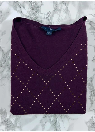 Pull Tommy Hilfiger Violet / Col V / Logo brodé / Taille XL Femme, marke: Tommy Hilfiger, zustand: Sehr gut, größe: XL / 42 / 14, 20,00 €, 21,70 € inklusive Vinted-Käuferschutz