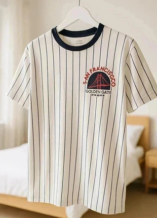 T-shirt à rayures noires et blanches Kiabi taille S homme, marca: Kiabi, estado: Bom, tamanho: S, €2.00, €2.80 inclui Proteção do Comprador