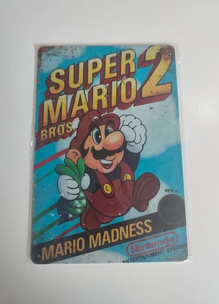 Poster Affiche en métal Super Mario Bros 2 Nintendo Nes taille 20*30cm, état: Très bon état, 6,00 €, 7,00 € Protection acheteurs incluse