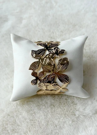 Bijoux femme, bracelet jonc doré en acier inoxydable et ajustable, brand: Le Marché, condition: Very good, €9.90, €11.10 includes Buyer Protection Pro