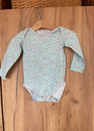 Babybody lange mouw 74/80 biologisch mint met schaapjes 🎄, merk: Baby, staat: Heel goed, maat: 9-12 maanden / 74 cm, € 1,00, € 1,75 inclusief Kopersbescherming