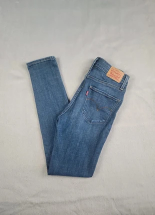 Jeans Levi's 721 Bleu W27L28 Taille 36 Coupe Skinny Femme Coton Vintage Très Bon État #115, brand: Levi's, condizioni: Ottime, taglia: S / IT 40 / EU 36, €17.99, €19.59 include la Protezione acquisti