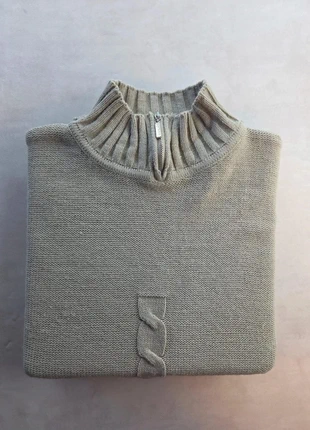 d&enis pull torsadé col camionneur gris sable L laine streetwear rétro, marca: Vintage Dressing, estado: Muy bueno, tamaño: L, 29,00 €, 31,15 € Protección al comprador incluida