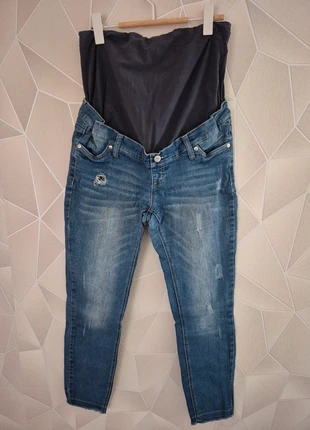 Pantalon de grossesse, merk: Bonprix, staat: Goed, maat: M / 38 / 10, € 10,00, € 11,20 inclusief Kopersbescherming