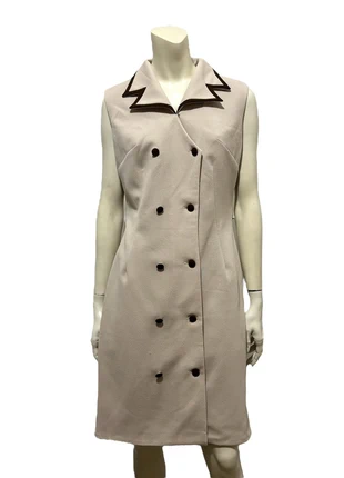 Vestido Vintage 60s Estilo Trench Coat Talla M/L, marca: Vintage, estado: Muy bueno, tamaño: XL / 42 / 14, 39,00 €, 41,65 € Protección al comprador incluida