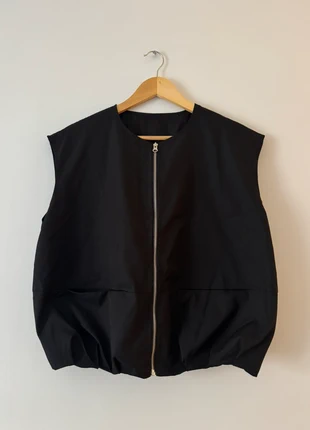 Veste effet bomber sans manche 🖤, marque: Boutique indépendante, état: Neuf sans étiquette, taille: S / 36 / 8, 12,00 €, 13,30 € Protection acheteurs incluse