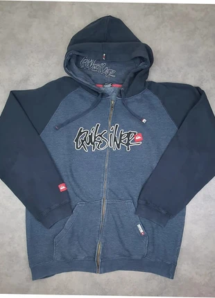 Full zip bleu manches noires Marque Quicksilver Taille L, brand: Quiksilver, condizioni: Ottime, taglia: L, €35.00, €37.45 include la Protezione acquisti Pro