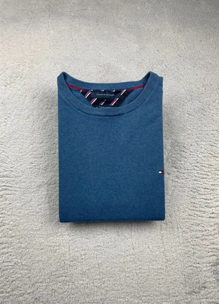 Pull/Sweat/Crewneck à col rond Tommy Hilfiger Couleur Bleu logo brodé Taille XL Homme Cashemire, brand: Tommy Hilfiger, condition: Very good, size: XL, €24.90, €26.85 includes Buyer Protection Pro