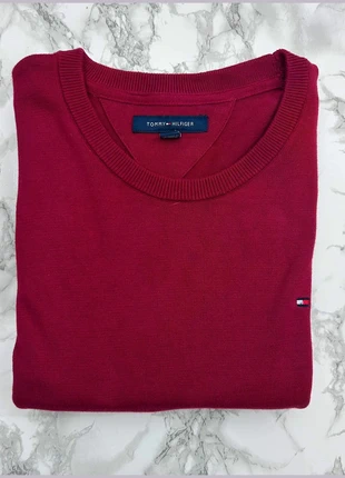 Sweat/Pull Tommy Hilfiger Rouge / Col rond / Logo brodé / Taille 2XL Homme, brand: Tommy Hilfiger, condition: Very good, size: XXL, €23.00, €24.85 includes Buyer Protection