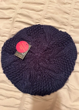 Accessorize Navy Knitted Beret, brand: Accessorize, condition: New with tags, size: One size, £5.00, £5.95 includes Buyer Protection