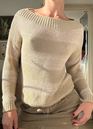 United Color of Benetton Creme Glitter, merk: United Colors of Benetton, staat: Heel goed, maat: S / 36 / 8, € 8,00, € 9,10 inclusief Kopersbescherming Pro