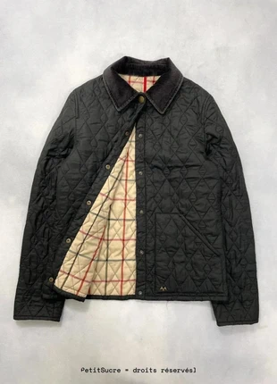 Veste Matelassée Thomas Burberry Doublée col Velours côtelés Quilted Jacket - Taille XS #1162, brand: Thomas Burberry, condition: Very good, size: XS / 34 / 6, €99.00, €104.65 includes Buyer Protection Pro