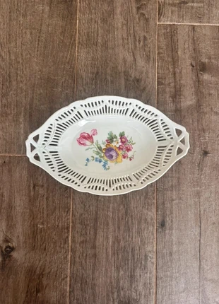 Panier à pain en porcelaine – Motifs floraux, brand: Porcelaine, condizioni: Ottime, €16.00, €17.50 include la Protezione acquisti