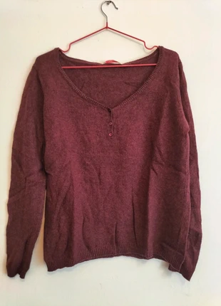 Pull bordeaux Camaïeu - T42, merk: Camaïeu, staat: Heel goed, maat: XL / 42 / 14, € 10,00, € 11,20 inclusief Kopersbescherming