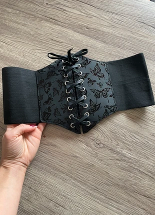 Ceinture corset papillon stretch velcro gothique Lolita médiéval vintage dressing, brand: Vintage Dressing, condition: New without tags, size: Adjustable, €7.00, €8.05 includes Buyer Protection