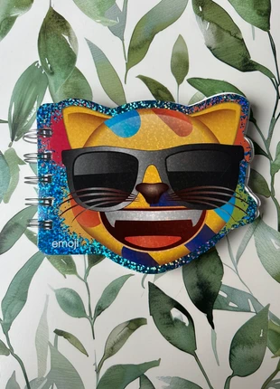 Emoji notitie boekje kat met zonnebril, marque: Emoji, état: Très bon état, 1,00 €, 1,75 € Protection acheteurs incluse