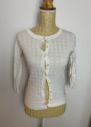 Cardigan Tommy Hilfiger Blanc - Taille XS - Pima Cotton, brand: Tommy Hilfiger, condition: Very good, size: XS / 34 / 6, €10.00, €11.20 includes Buyer Protection Pro