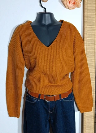 Pull femme col V taille S moutarde - fashion private company, marque: Fashion, état: Très bon état, taille: S / 36 / 8, 6,00 €, 7,00 € Protection acheteurs (Pro) incluse