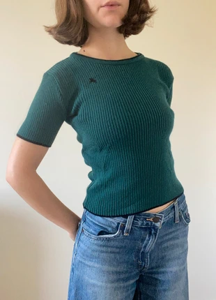 boxy vintage crewneck short-sleeved knitted t-shirt jumper, marca: Vintage Dressing, estado: Muy bueno, tamaño: XS / 34 / 6, 18,00 €, 19,60 € Protección al comprador incluida