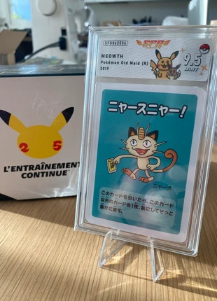 Carte Pokémon gradée - Miaous, marque: Pokémon, état: Neuf avec étiquette, 12,00 €, 13,30 € Protection acheteurs incluse