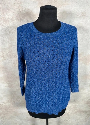 Pull Maille Torsadée Cable Knit Vintage Jcp violet irisé taille L, merk: Vintage Dressing, staat: Heel goed, maat: L / 40 / 12, € 14,00, € 15,40 inclusief Kopersbescherming Pro