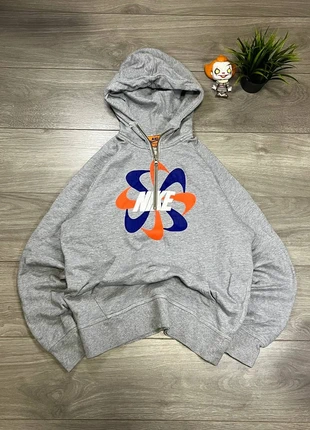 Nike Track & Field Half Zip Hoodie Grey – Vintage Graphic Cracked Logo 🔥, merk: Nike, staat: Heel goed, maat: M, € 29,00, € 31,15 inclusief Kopersbescherming