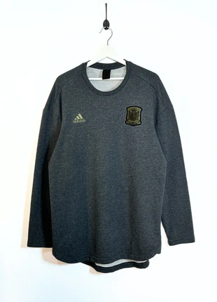 Spain adidas crewneck premium minimalist grey gold unisex oversized fit, brand: adidas, condizioni: Ottime, taglia: L, €24.99, €26.94 include la Protezione acquisti