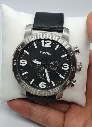 Montre fossil noir argente, merk: Fossil, staat: Heel goed, maat: 47 mm & groter, € 59,00, € 62,65 inclusief Kopersbescherming