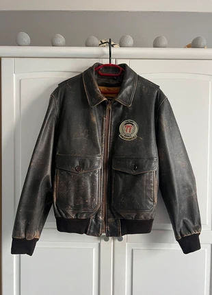 Veste en cuir Avirex, brand: Avirex, condition: Very good, size: M, €550.00, €578.20 includes Buyer Protection