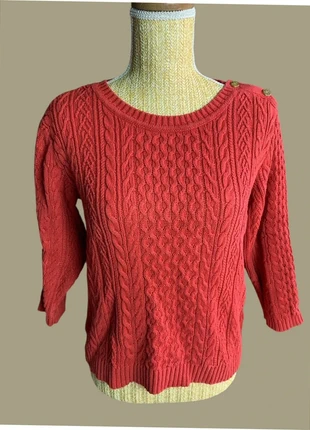 Pull à motifs Tommy Hilfiger Rouge - Taille M, brand: Tommy Hilfiger, condition: Very good, size: M / 38 / 10, €15.00, €16.45 includes Buyer Protection Pro
