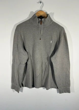 Pull Ralph Lauren half zip gris, marke: Ralph Lauren, zustand: Sehr gut, größe: L, 45,00 €, 47,95 € beinhaltet Vinted-Käuferschutz Pro