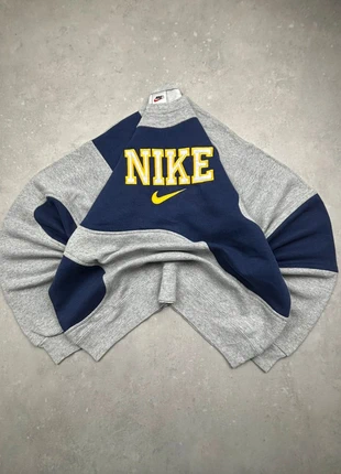 Sweat Nike Vintage Y2K Made In USA Retro Style Boxy gris/bleu marine - Taille M T112., brand: Nike, condition: Very good, size: M, €37.90, €40.50 includes Buyer Protection
