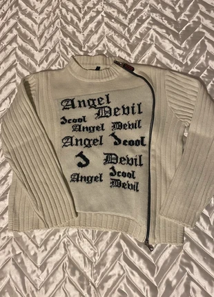 00s Y2K wool zip up sweater, marque: Vintage, état: Très bon état, taille: XS / 34 / 6, 22,00 €, 23,80 € Protection acheteurs incluse