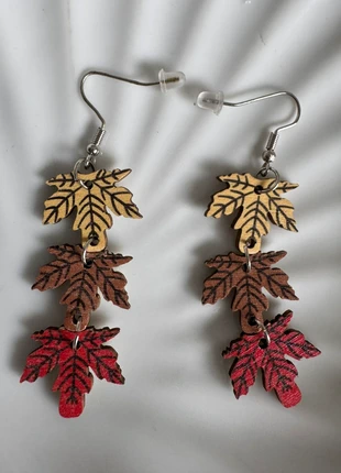 Autumn Leaf Dangle Earrings, condition: New without tags, £5.50, £6.48 includes Buyer Protection Pro
