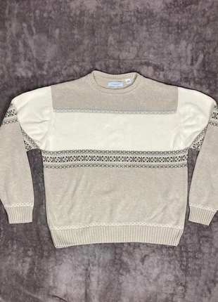 Pull Beige et Crème Vintage, marke: Vintage Dressing, zustand: Zufriedenstellend, größe: M, 12,00 €, 13,30 € beinhaltet Vinted-Käuferschutz Pro