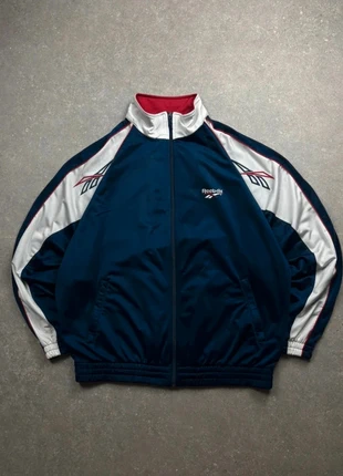 Vintage Reebok Track Zip Sweatshirt Jacket 1990s, marke: Reebok, zustand: Sehr gut, größe: XL, 30,00 €, 32,20 € beinhaltet Vinted-Käuferschutz Pro