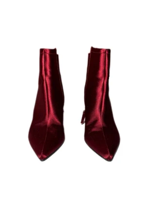 Burgundy Suede Ankle Boots - Pointed Boot, marque: Vintage Dressing, état: Très bon état, taille: 37, 11,00 €, 12,25 € Protection acheteurs incluse