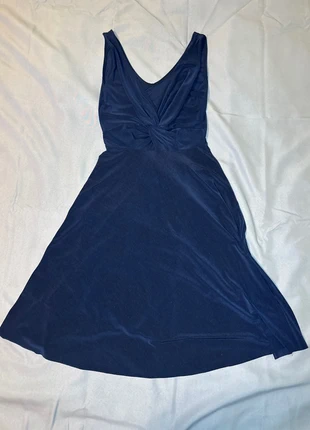 Robe évasée bleu marine femme col V 36/38 S /M été chic, brand: Vintage Dressing, condition: Good, size: S / 36 / 8, €13.00, €14.35 includes Buyer Protection