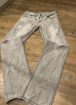 streetwear gray jeans, marca: NYC INDUSTRY, estado: Muito bom, tamanho: S, €27.00, €29.05 inclui Proteção do Comprador