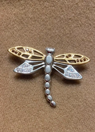 Broche libellule et brillants, merk: Vintage Chic, staat: Nieuw zonder prijskaartje, € 12,00, € 13,30 inclusief Kopersbescherming
