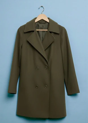 Witchery – Brand New! Chic & Sophisticated Khaki Double-Breasted Coat - 🌟 XXL 🌸👠, marque: Vintage Dressing, état: Neuf avec étiquette, taille: XXL / 44 / 16, 69,90 €, 74,10 € Protection acheteurs incluse