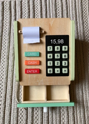 Caisse enregistreuse en bois Innovakids, manque scannette, estado: Bueno, tamaño: 18-24 meses / 86 cm, 3,00 €, 3,85 € Protección al comprador incluida