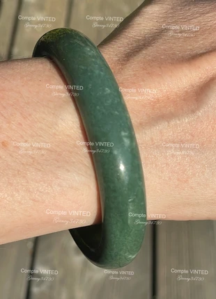 Bracelet JONC en pierre de Jade lithothérapie, marque: Tendance, état: Neuf sans étiquette, 18,00 €, 19,60 € Protection acheteurs incluse