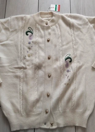 Maglione vintage Made in Italy – Lana & Angora, taglia 44, marque: Made In Italy, état: Neuf avec étiquette, taille: L / 40 / 12, 29,00 €, 31,15 € Protection acheteurs incluse