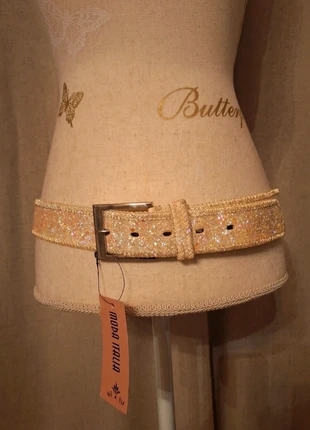 Ceinture pailletté creme nacrée Vintage, marca: Vintage Dressing, estado: Nuevo con etiquetas, tamaño: 100 cm, 12,00 €, 13,30 € Protección al comprador incluida