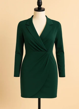 Robe de soirée verte sapin, marque: Shein, état: Très bon état, taille: M / 38 / 10, 5,00 €, 5,95 € Protection acheteurs incluse