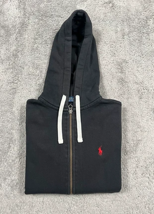 Sweat à capuche full zip Ralph Lauren | Noir | Taille XS Homme, brand: Ralph Lauren, condizioni: Ottime, taglia: XS, €37.00, €39.55 include la Protezione acquisti