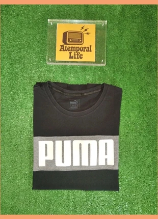 Puma Urban Street 00's premium black and grey cotton t-shirt, marque: Puma, état: Très bon état, taille: M, 7,90 €, 9,00 € Protection acheteurs incluse